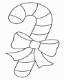 Printable Candy Cane Coloring Pages - Printable Templates
