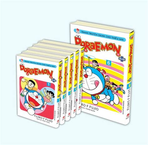 Combo Doraemon Plus Trọn Bộ 6 Tập Phiên Bản Bìa Gập Nha Trang Books