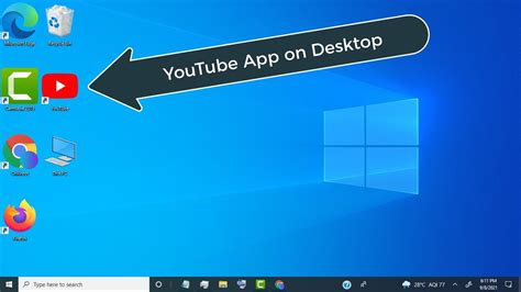 How To Add Youtube App On Desktop Screen Laptop Pc Youtube