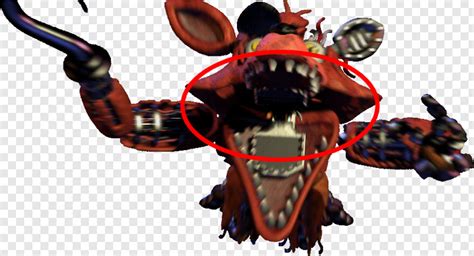 Nightmare Foxy Fnaf Withered Foxy Head Hd Png Download