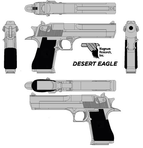 Magnum Research Desert Eagle 50 Cal Nickle By Bagera3005 On Deviantart