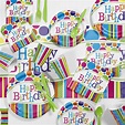 Bright and Bold Birthday Party Supplies Kit, Serves 8 Guests - Walmart ...