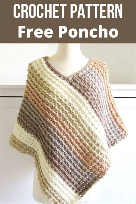 Pattern For Crochet Poncho Textured Crochet Dreamz Crochet Poncho