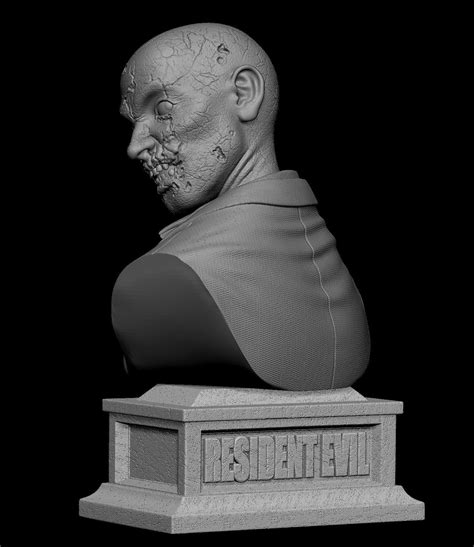 Resident Evil First Zombie 3d Model 3d Printable Cgtrader