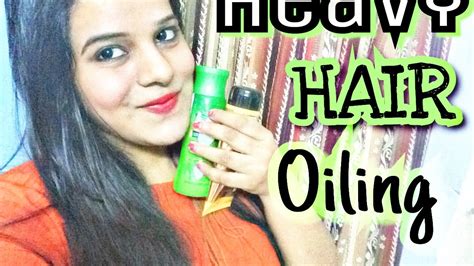 HEAVY HAIR OILING ROUTINE YouTube