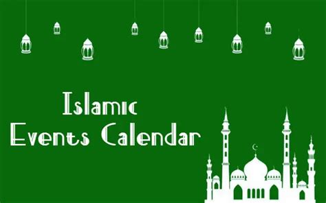 Islamic Events Calendar 2023 Hijri Calendar 1444 Festivals