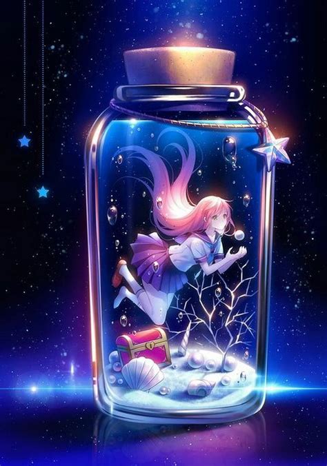 Les 21 Meilleures Images Du Tableau Anime In A Bottle Sur Pinterest