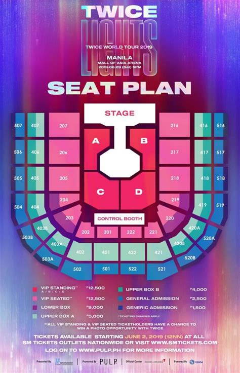 Ticketing Details And Seating Plan For Twice World Tour 2019