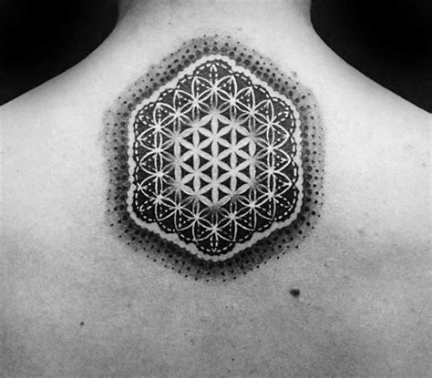 100 Flower Of Life Tattoo Designs For Men Geometrical Ink Ideas