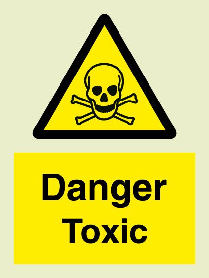 Warning Toxic Material Maritime Progress