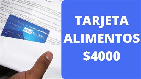 Saldo de la tarjeta alimentar: Programa ALIMENTAR ¿Como Tramitar la Tarjeta Alimentaria ...