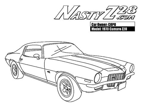 50 Free Camaro Coloring Pages Png