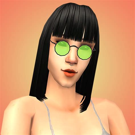 Ts2 Maxis Glasses Recolours In Poppets Unnaturals And Blacks Sims