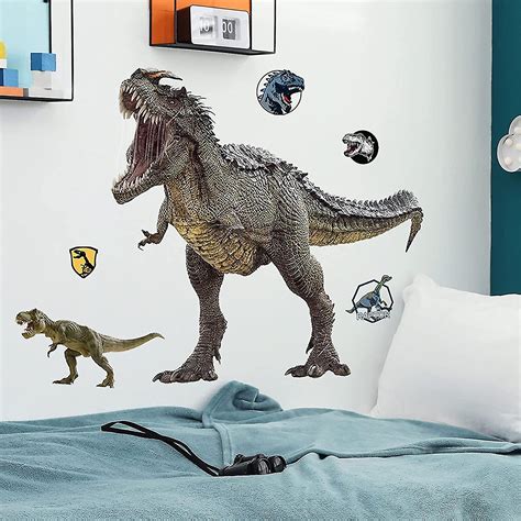 3d Dinosaurs Jurassic Wall Stickers Giant Dinosaurs Wall Decals Peel