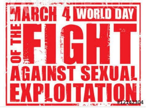 March 4 World Day Of Fight Against Sexual Exploitation Thepeoplenews