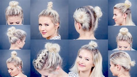 10 Easy Different Bun Hairstyles For Short Hair Milabu