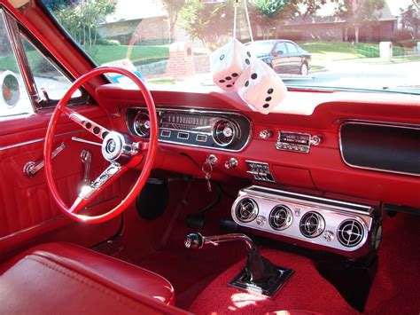 1965 Mustang Red Interior Paint