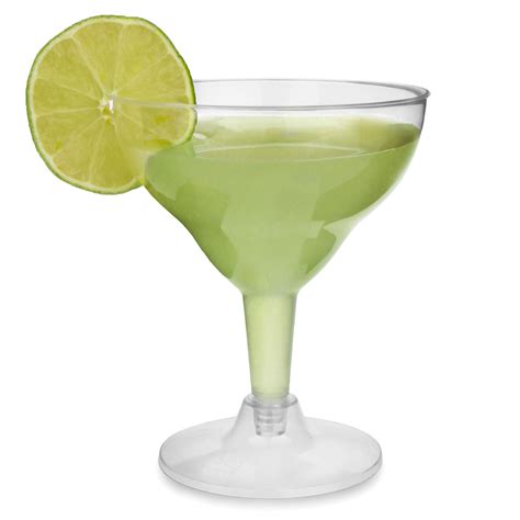Disposable Margarita Glasses 5 5oz 155ml Drinkstuff