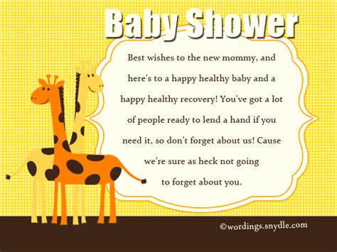 Baby Shower Wishes Wordings And Messages