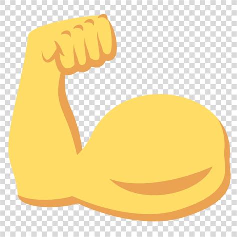 Emoji Domain Biceps Muscle Arm Emoji Png