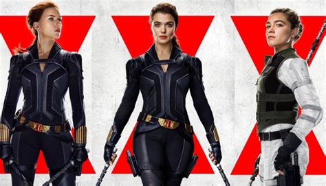 6 New Black Widow Character Posters Released