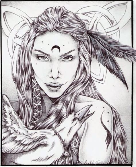 My boy loves coloring pages, and for all your moms out there feel free to print them out and color. Goddess Morrigan - God Pictures