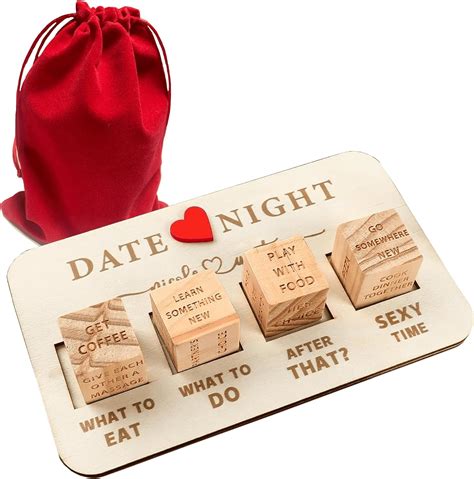 Date Night Dice Date Night Dice For Couples Wooden Couple