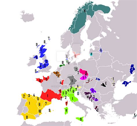 Separatist Europe Map By Saint Tepes On Deviantart