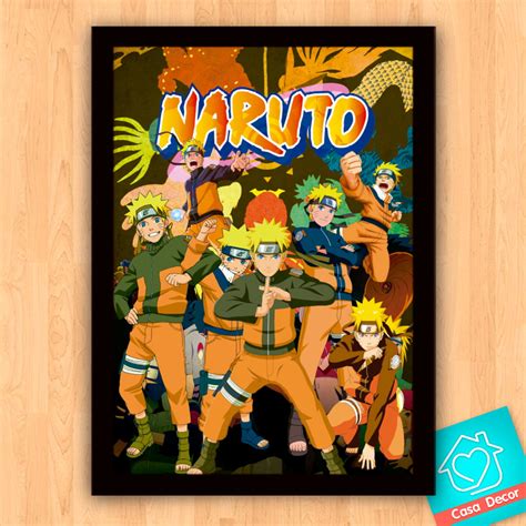 Quadro Poster Com Moldura Naruto Shippuden 30x42cm A3 No Elo7 Casa