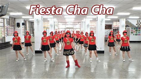 Fiesta Cha Cha│line Dance By Shirley Donahey Uk│demo And Walk Through
