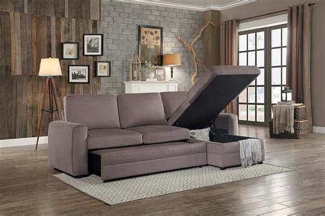 Sectional Sofa Bed Wstorage He211 Fabric Sectional Sofas