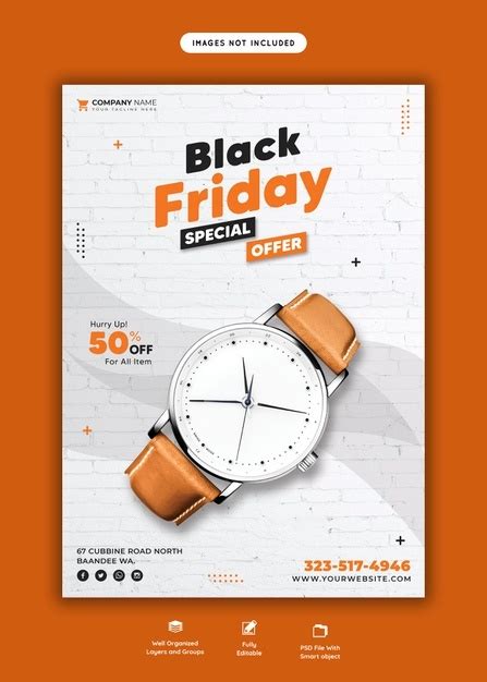 Free Psd Black Friday Special Offer Flyer Template