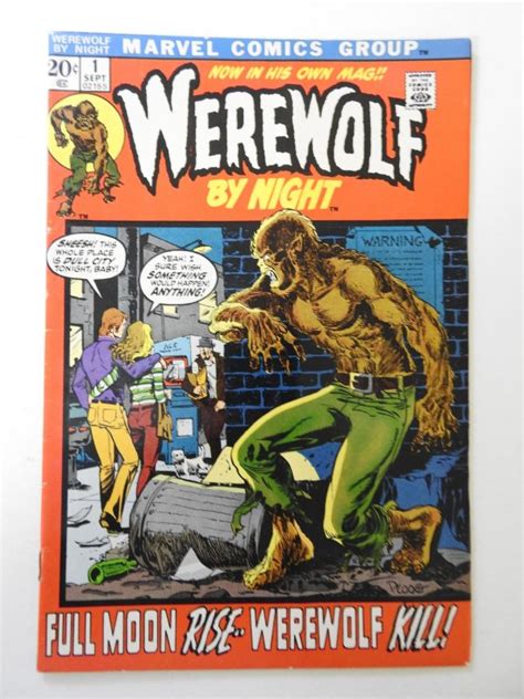 Werewolf By Night 1 1972 Fn Condition Comic Books Bronze Age