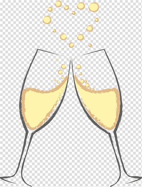 Two Wine Flutes Making A Toast Champagne Glass Sparkling Wine Wine