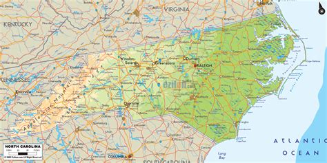 30 Tennessee North Carolina Map Maps Database Source