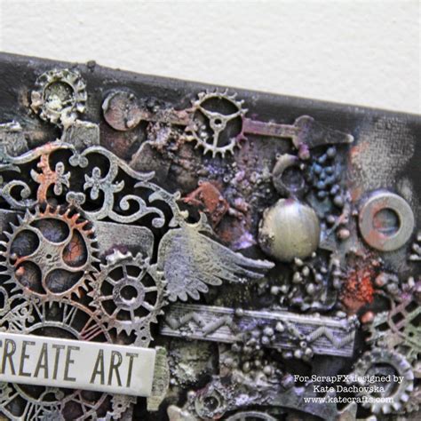 Steampunk Canvas And Layout For Scrapfx Kate Crafts