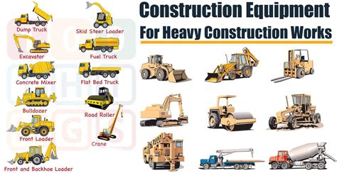Construction Equipment For Heavy Construction Works - Engineering ...