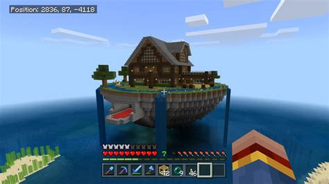 My Floating Island Survival Base Minecraft