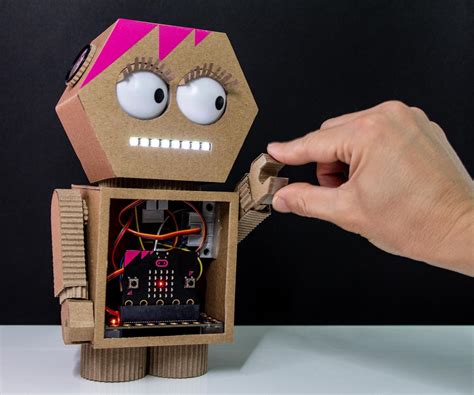 High Fivey The Cardboard Microbit Robot 18 Steps With Pictures