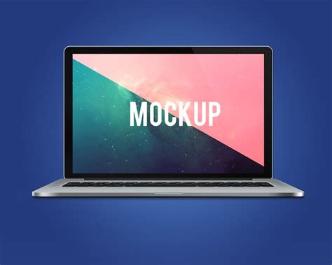 Laptop Frontal View Mock Up Free Psd Template Download Hd Stock Images