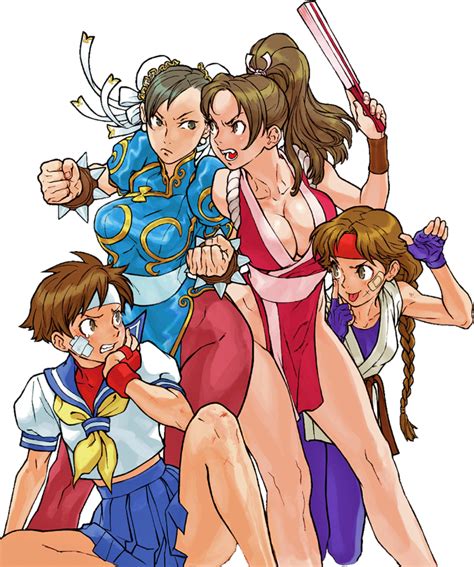Kinu Nishimura Capcom Vs Snk By Hes6789 Street Fighter Art Capcom Art Street Fighter