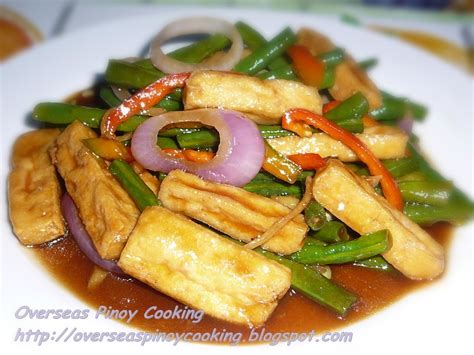 Pinoy Home Cooking And Recipes Sitaw At Tokwa