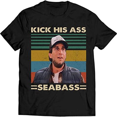 Keostore Kick His Ass Seabass Sea Bass Vintage T Shirt Dumb And Dumber