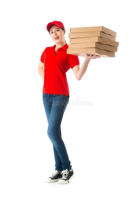 female pizza chef stock image image of order publicity 35937835