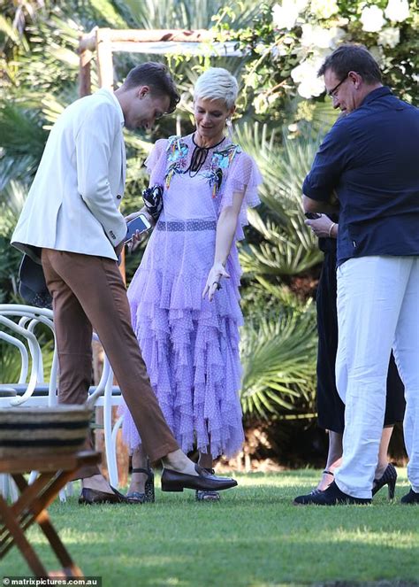 Jessica Rowe Turns Heads In A Flowing 550 Designer Dress At A Friends