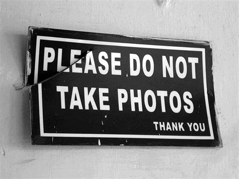 Please Do Not Take Photos Novelty Sign Novelty Please Do