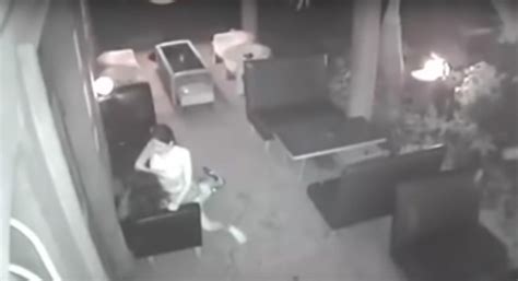 Waitress Caught On Surveillance Camera Having Sex With A Customer In
