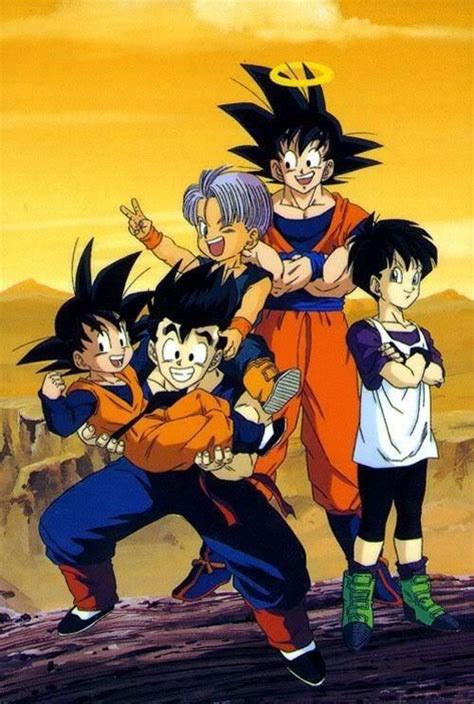 Maybe you would like to learn more about one of these? Group. Goku, Gohan, Trunks, Goten and Videl. | Dragon ball z, Dragon ball, Anime dragon ball