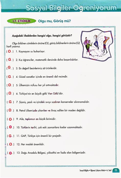 6. SINIF SOSYAL BİLGİLER DERSİ İM YAYINLARI ÖĞRENCİ ÇALIŞMA KİTABI