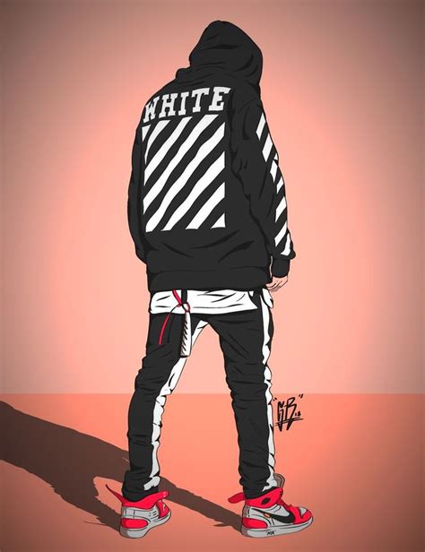Pin By Eddie Q On 男性时尚 Trill Fashion Swag Cartoon Sneaker Art